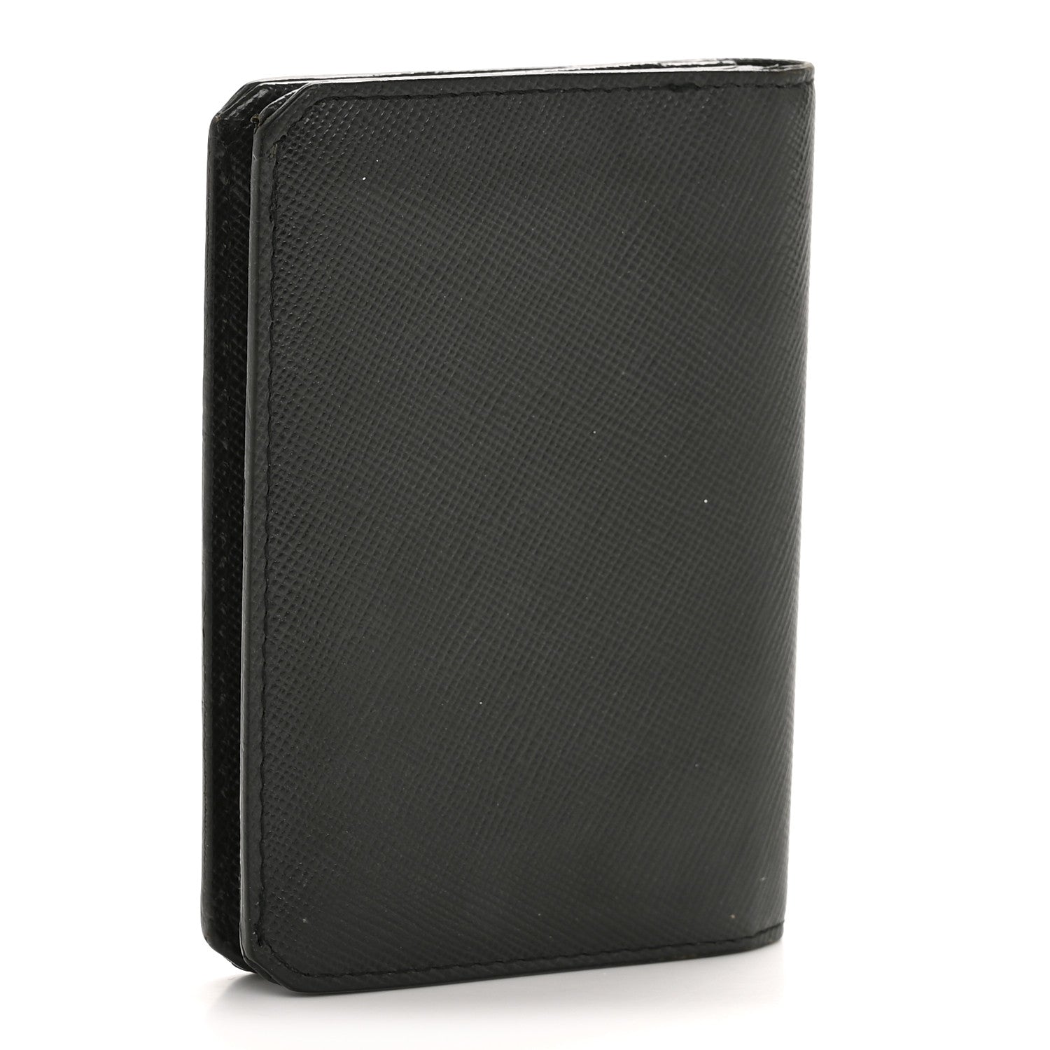 Prada Saffiano Bi-Fold Wallet Black 3 of 9