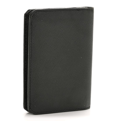 Prada Saffiano Bi-Fold Wallet Black 3 of 9