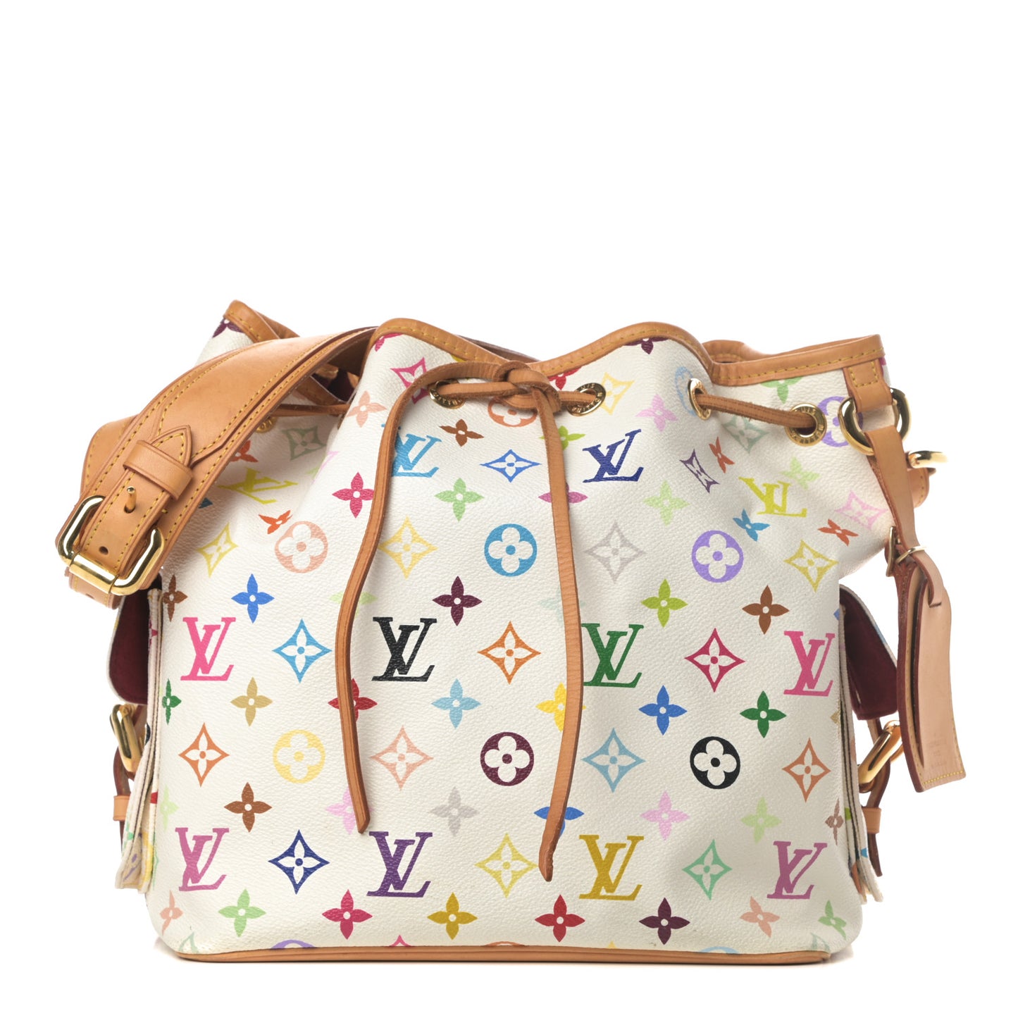 Monogram Multicolor Petit Noe White