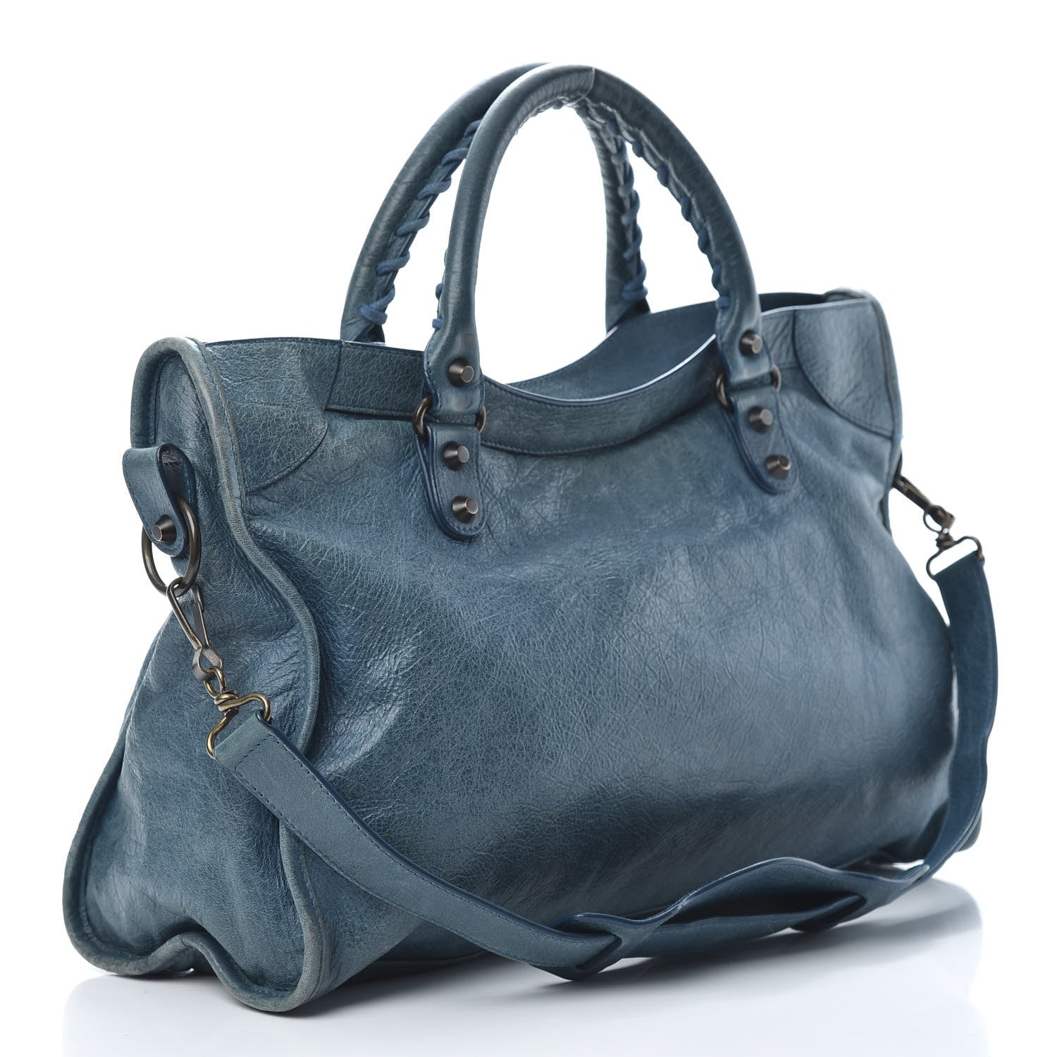 Balenciaga Agneau Classic Hardware City Bleu Cobalt Bleu Electric 3 of 15