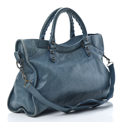 Balenciaga Agneau Classic Hardware City Bleu Cobalt Bleu Electric 3 of 15