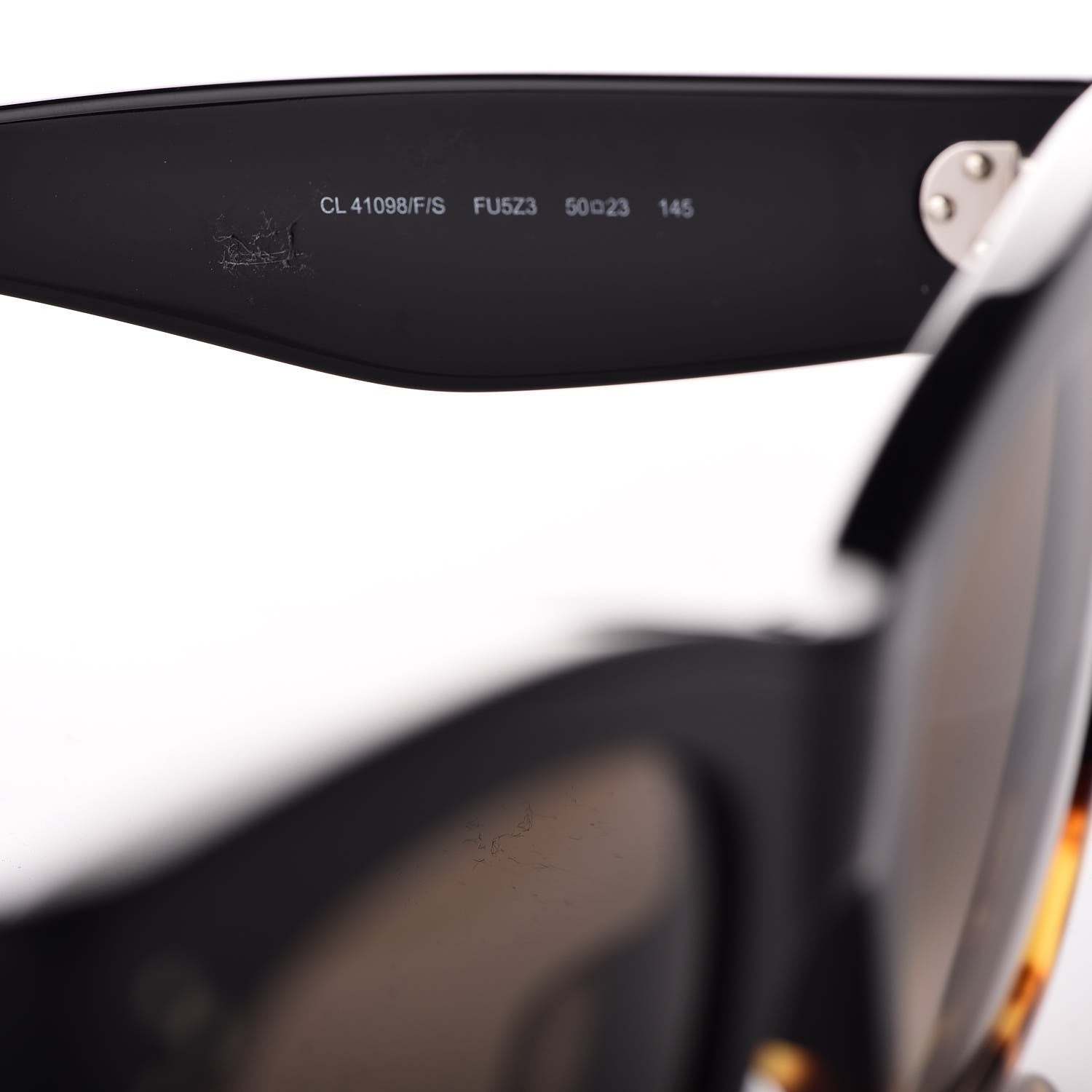 Celine Catherine Sunglasses CL 41098/F/S Black Havana 5 of 6