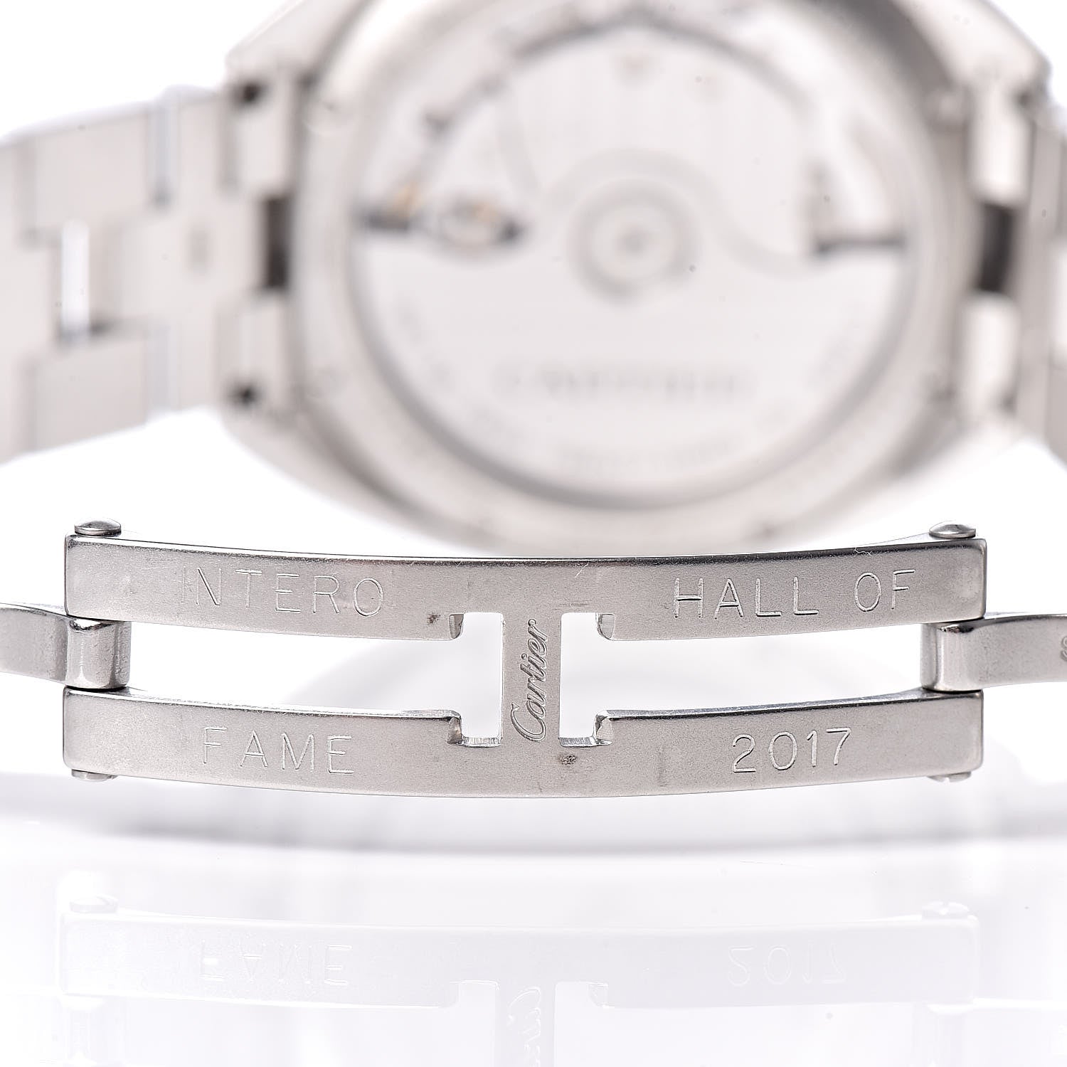 Cartier Stainless Steel 35mm Cle De Automatic Watch 9 of 12