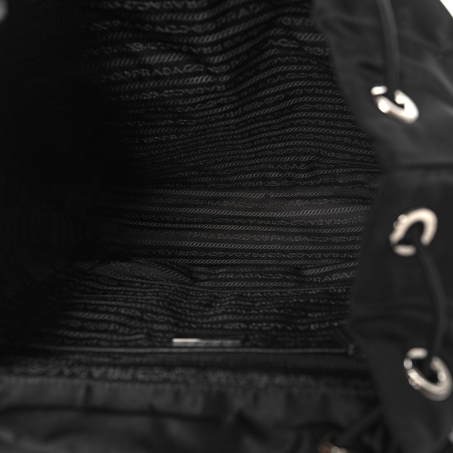Prada Nylon Vela Large Backpack Black 5 of 9