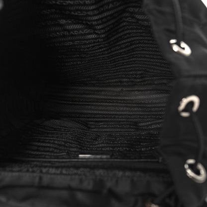 Prada Nylon Vela Large Backpack Black 5 of 9
