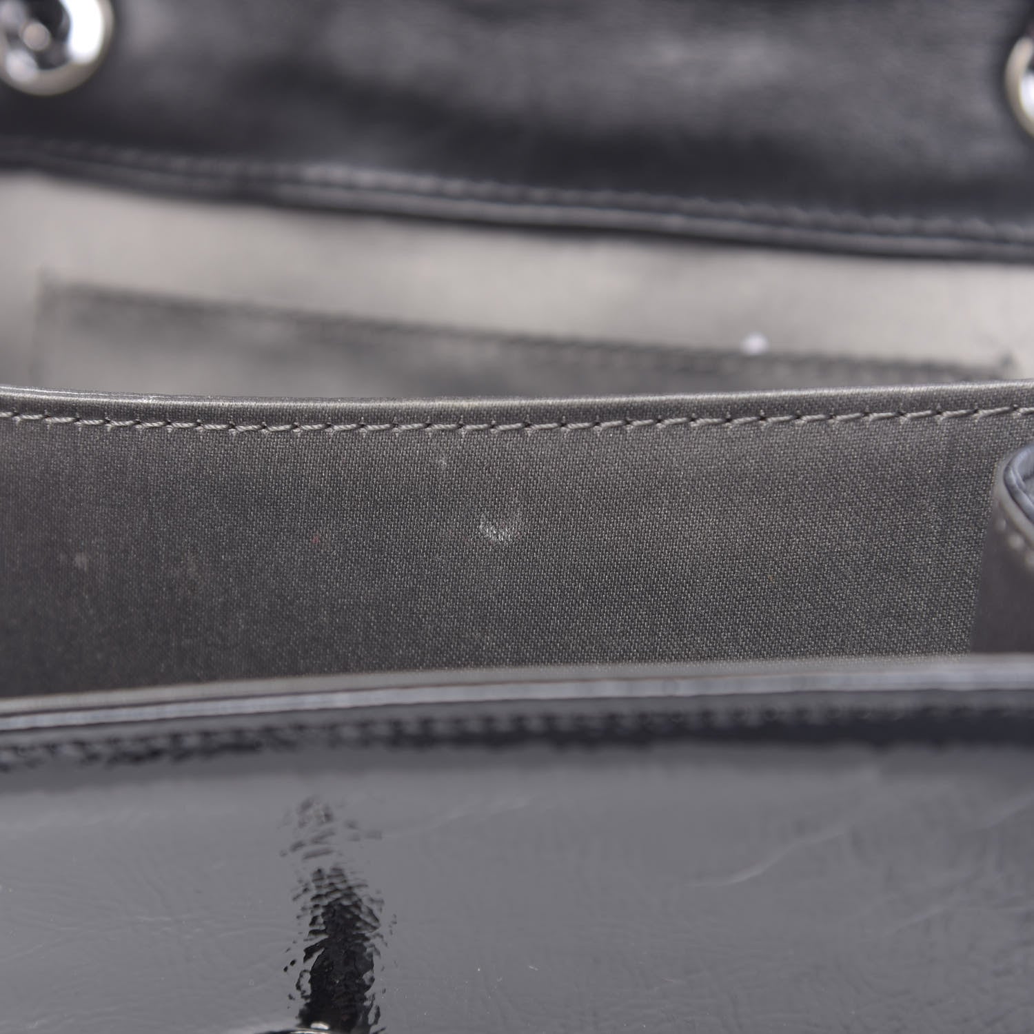 Chanel Patent Mini Madison Flap Black 7 of 11
