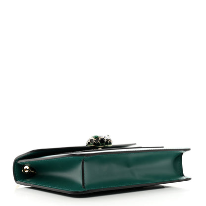 Bulgari Calfskin Small Serpenti Forever Snake Strap Crossbody Bag Emerald Green 4 of 9
