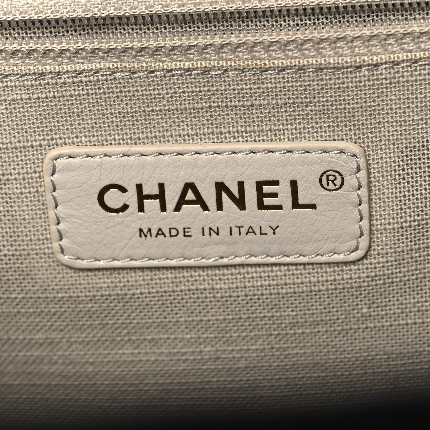 Chanel Denim Small Deauville Tote Dark Blue White 7 of 11