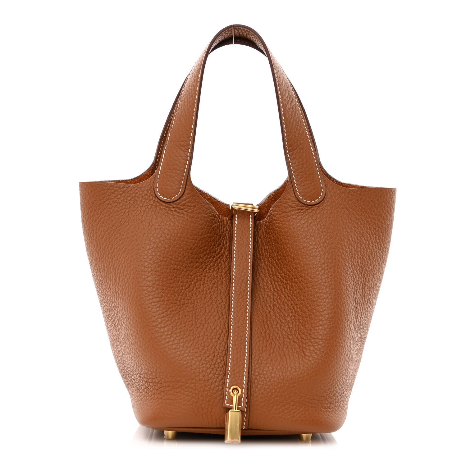 Hermes Taurillon Clemence Picotin Lock 18 PM Gold 1 of 10