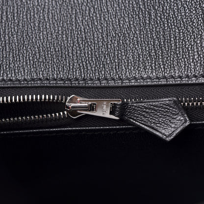 Hermes Shiny Niloticus Crocodile Birkin 25 Black 18 of 37
