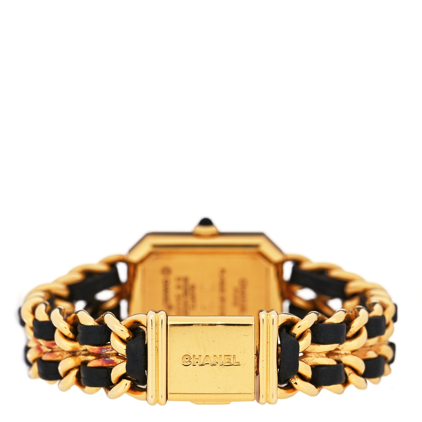 Stainless Steel Lambskin 20mm Chain Premiere Quartz Watch Gold M