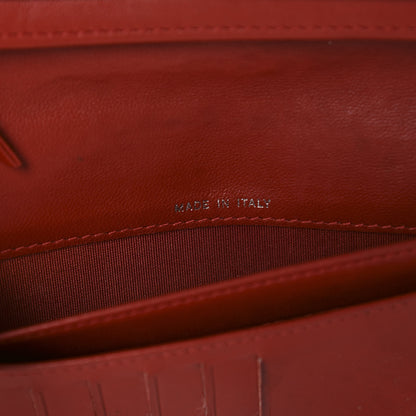 Chanel Lambskin Quilted Boy Yen Wallet Red 7 of 8