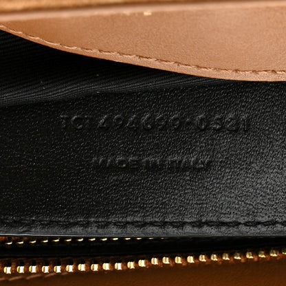Saint Laurent Suede Calfskin Y Quilted Monogram Small Loulou Chain Satchel Cinnamon 7 of 11
