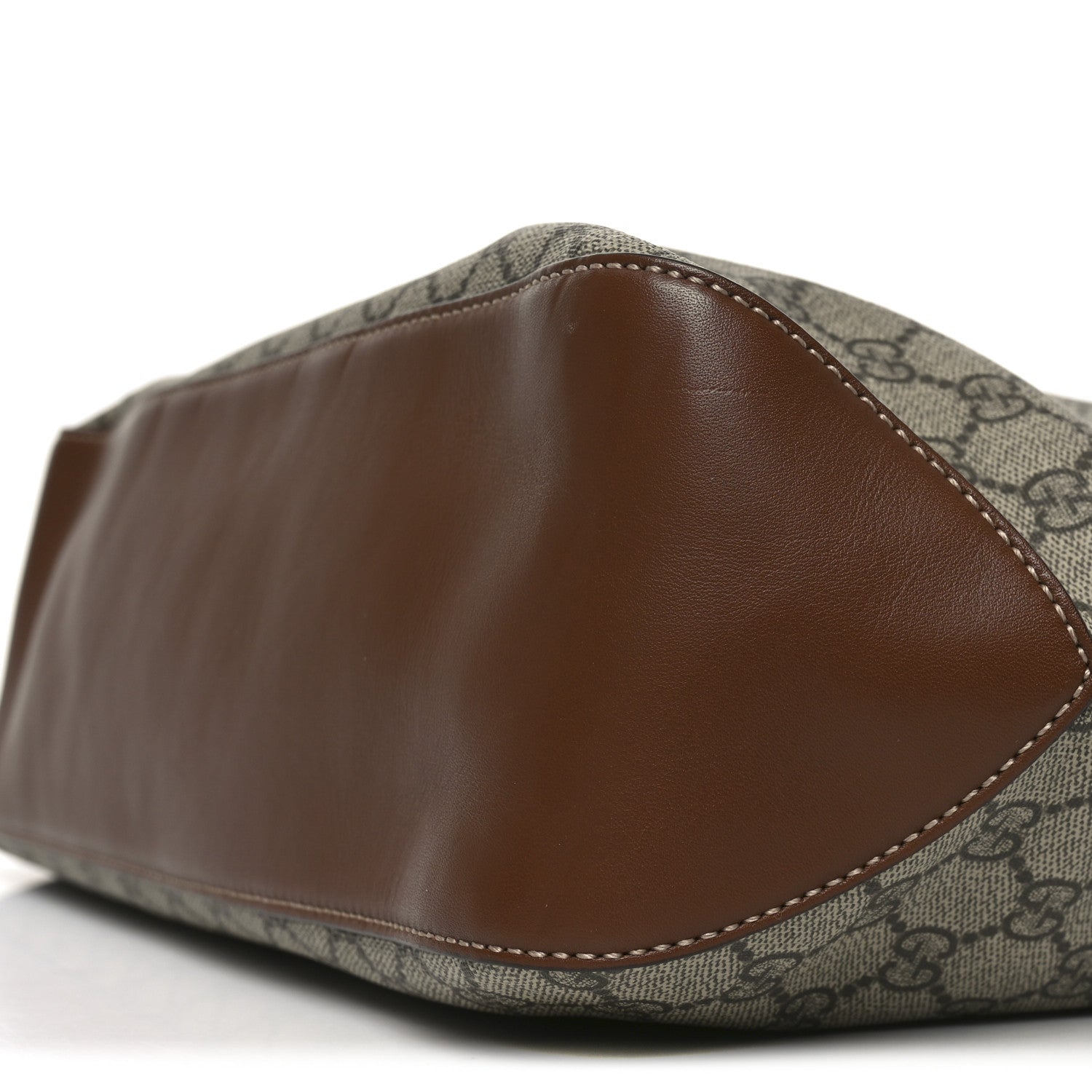 Gucci GG Supreme Monogram Large Linea A Hobo Light Brown 10 of 10