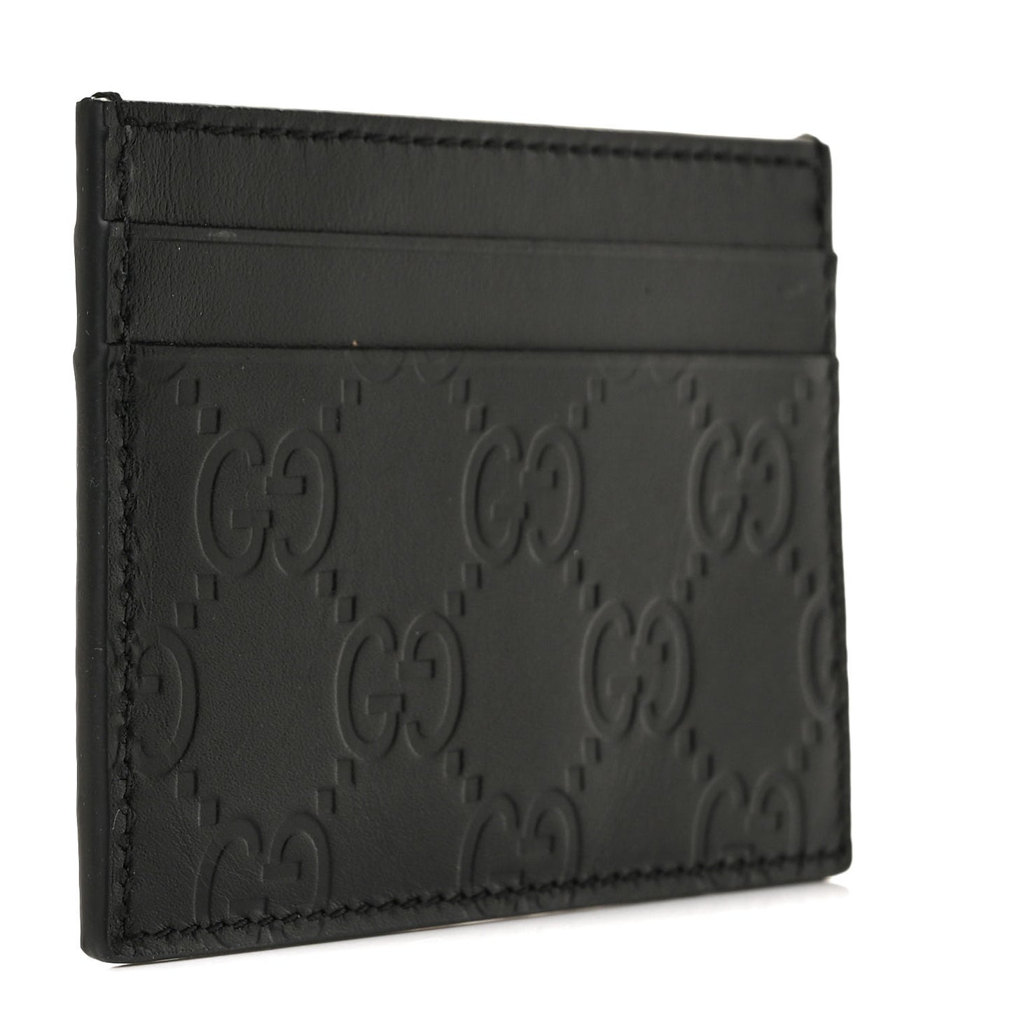 Guccissima Card Holder Black