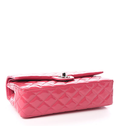Chanel Patent Quilted Medium Double Flap Fuchsia 3 of 9