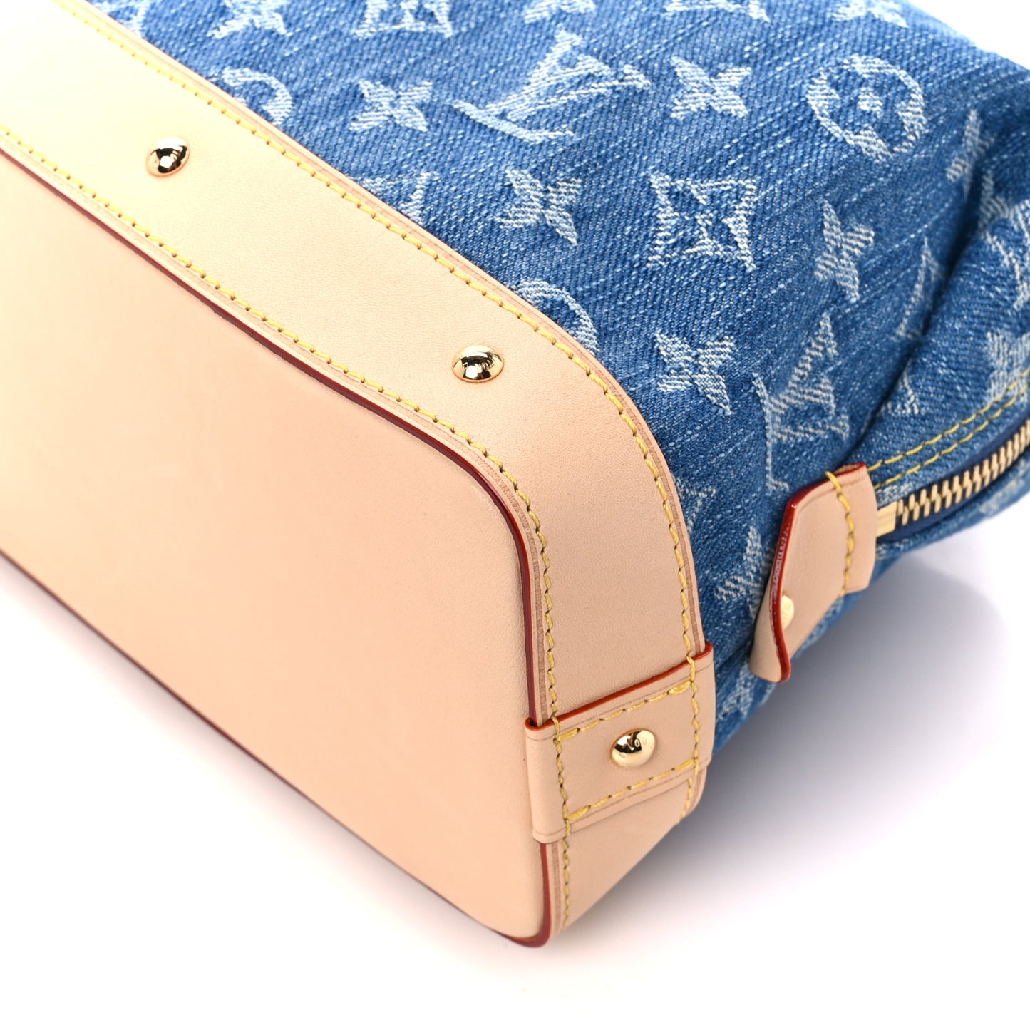 Monogram Denim Pochette Cosmetique GM Denim Blue