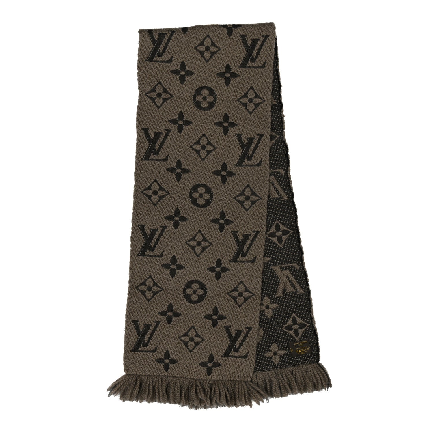 Louis Vuitton Wool Silk Logomania Scarf Verone 2 of 4