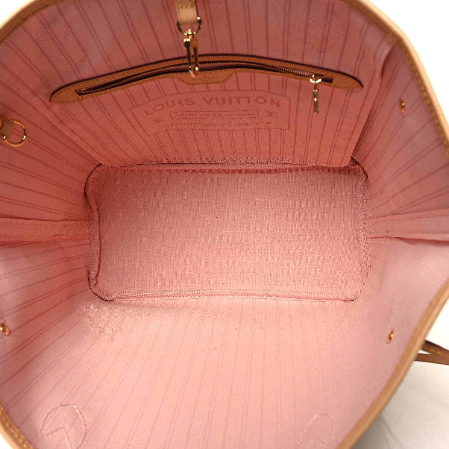 Louis Vuitton Damier Azur Neo Neverfull MM Rose Ballerine 6 of 11