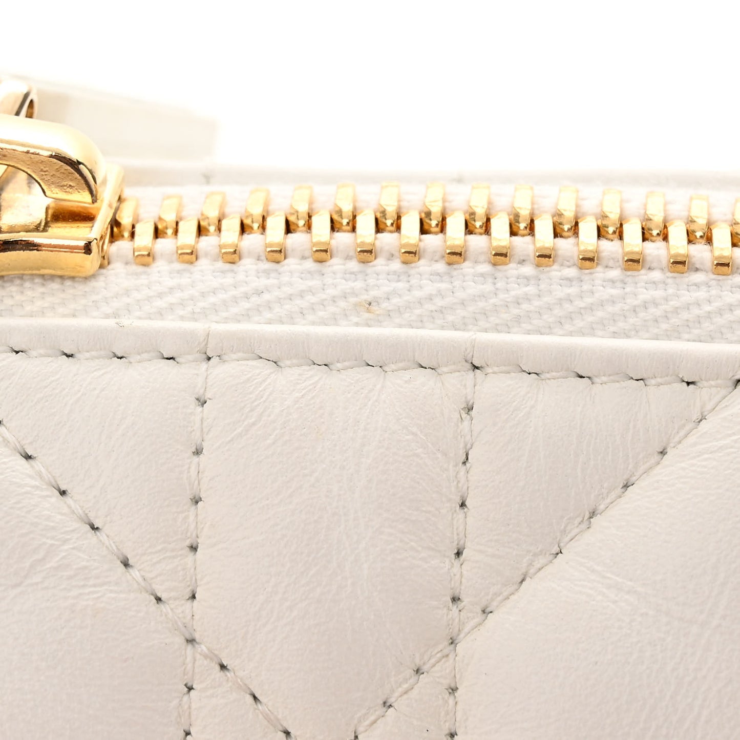 Lambskin Cannage Medium Dior Vibe Hobo Bag White