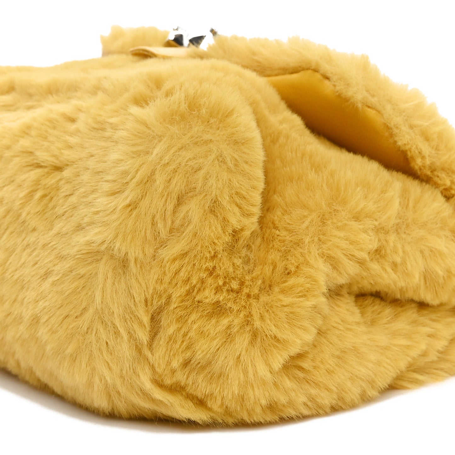 Faux Fur Madeline Bag Yellow