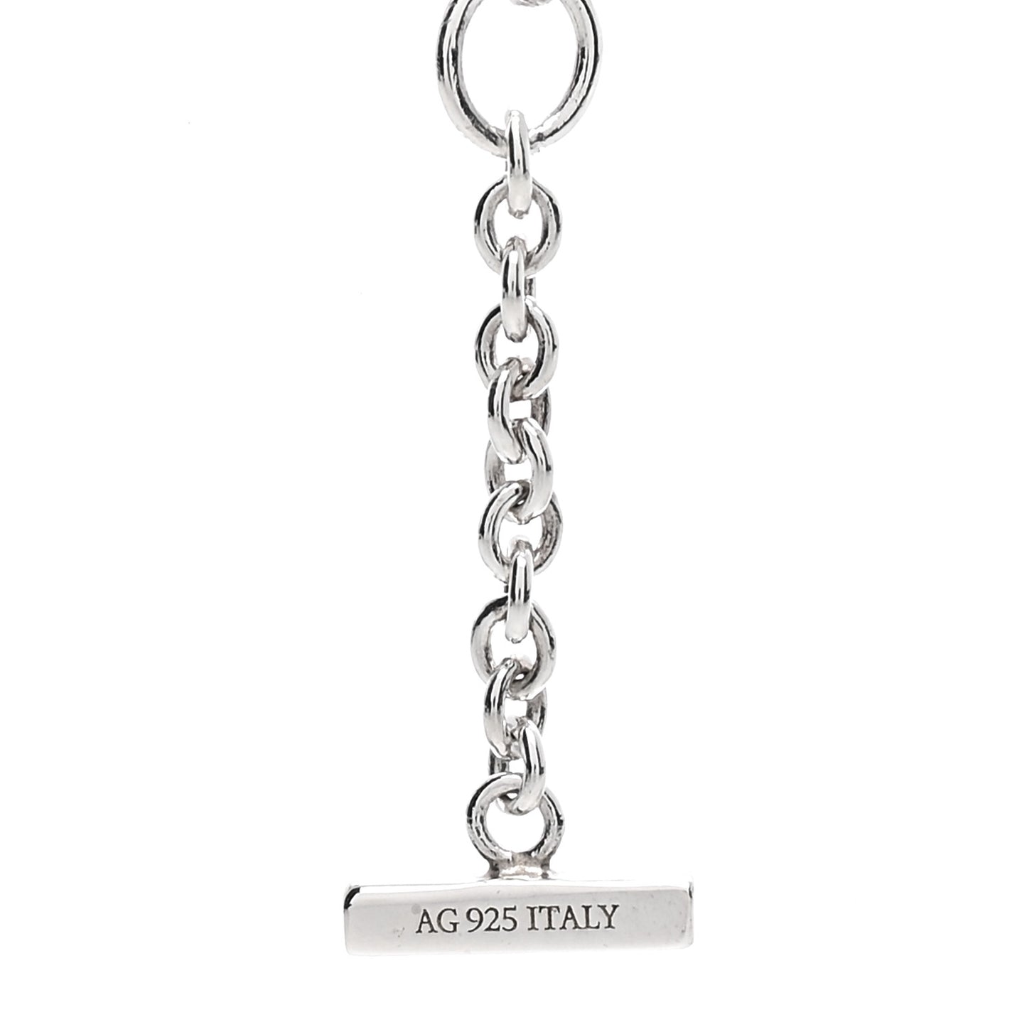Sterling Silver Double T Smile Bracelet