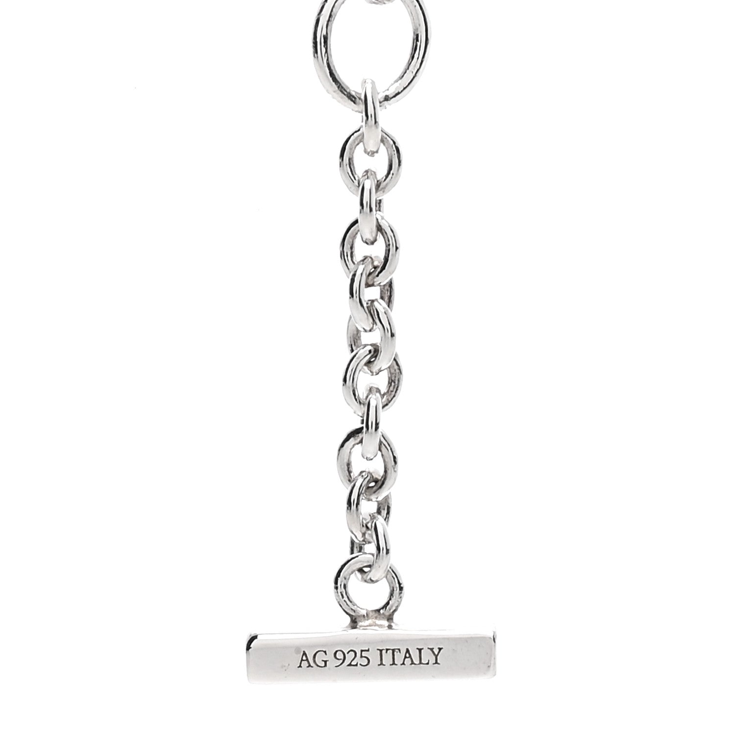 Tiffany Sterling Silver Double T Smile Bracelet 4 of 4