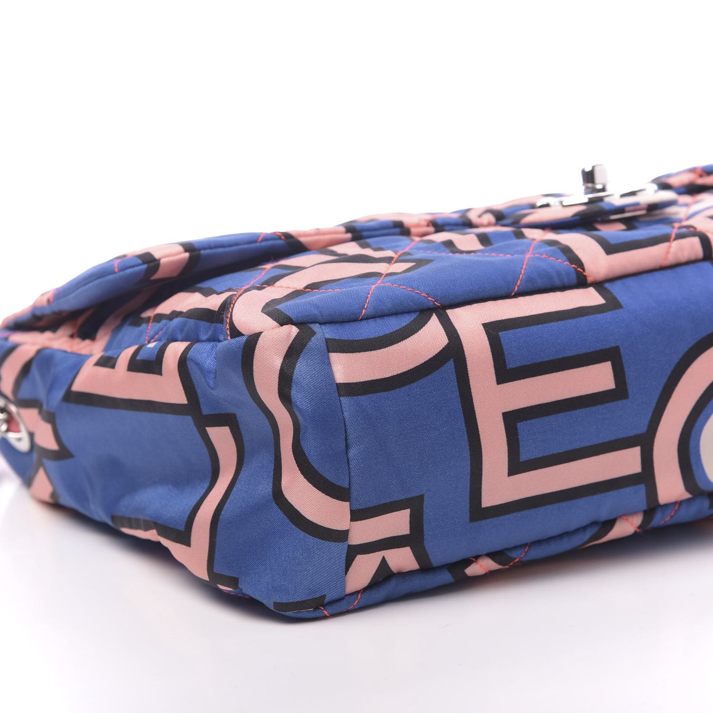 Nylon Printed Maxi Flap Multicolor