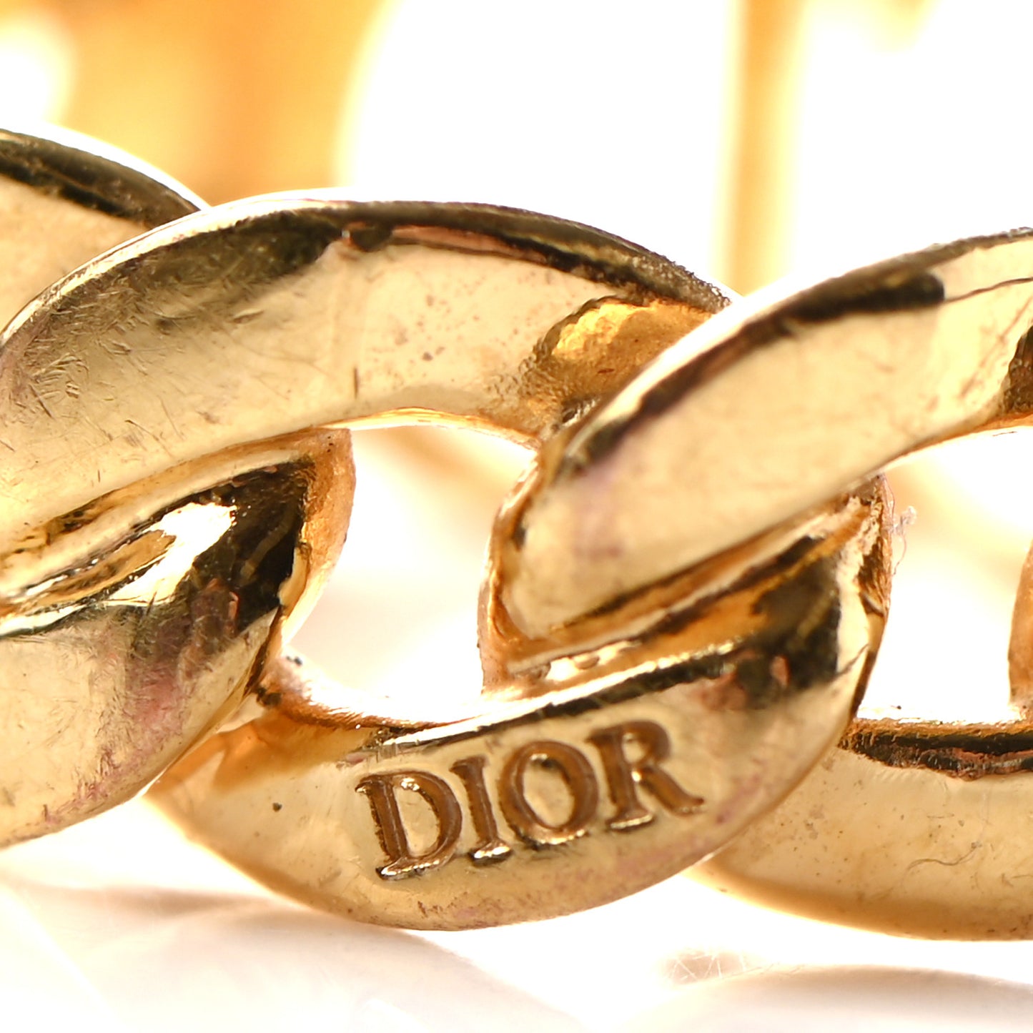 Metal Danseuse Etoile Chain Ring 54 7 Gold