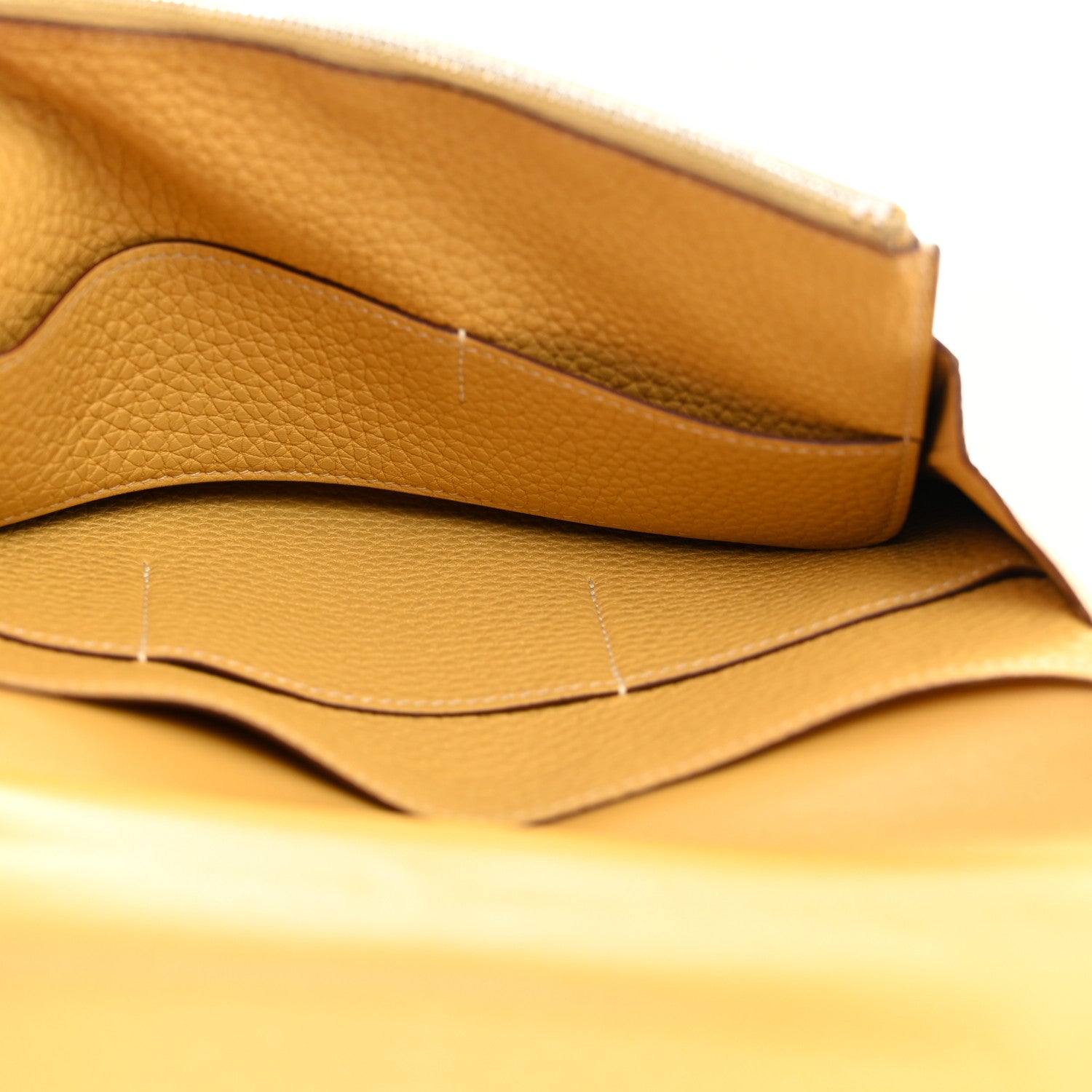 Hermes Togo Dogon Duo Wallet Curry 5 of 7