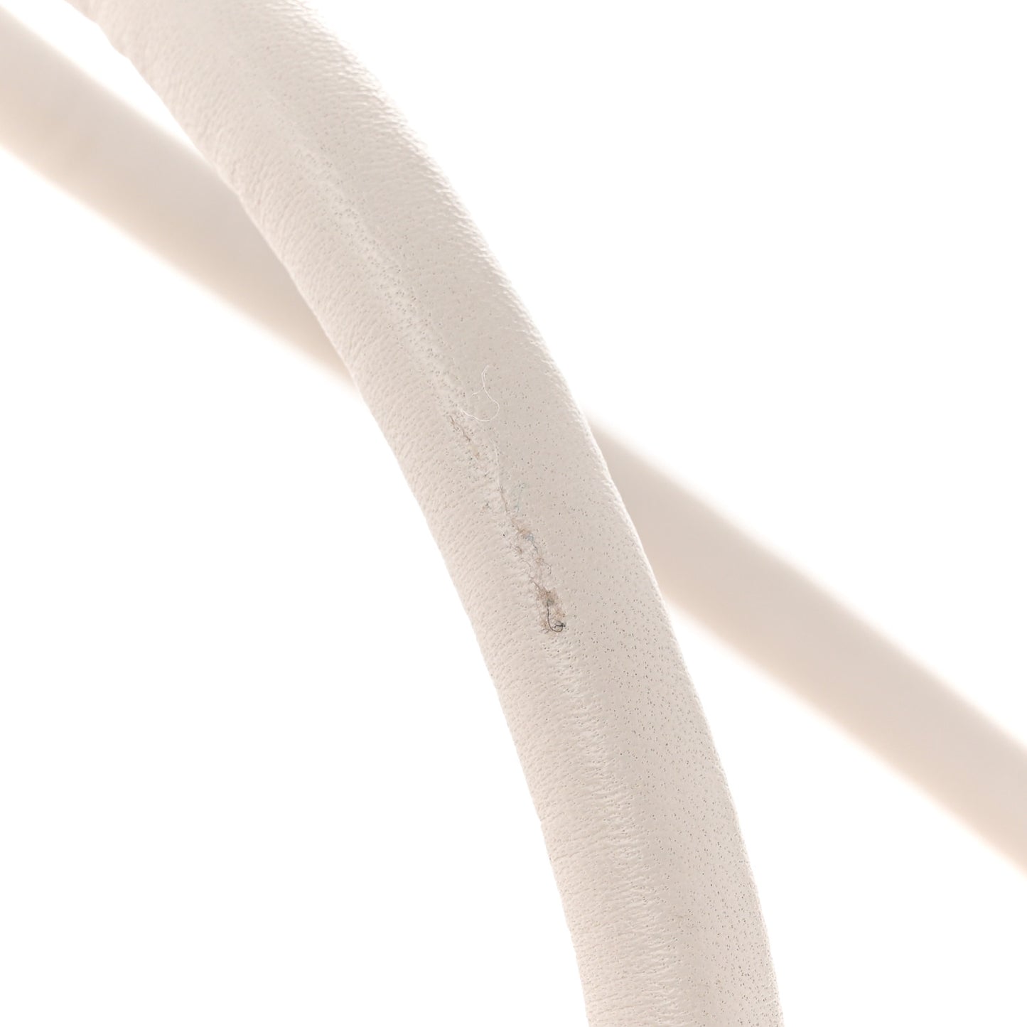 Lambskin Small Beak Triangle Flap Shoulder Bag Chalk