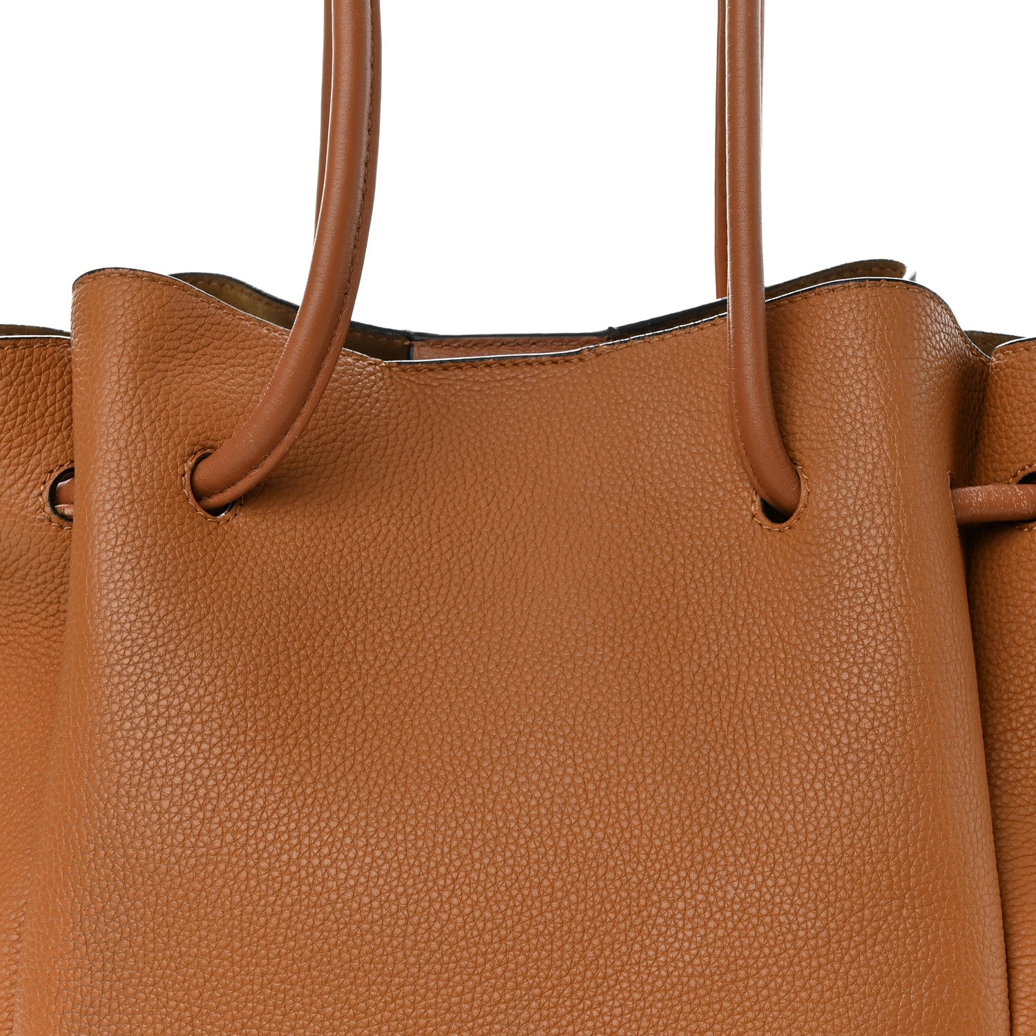 Loewe Calfskin Small Flamenco Knot Bag Caramel 7 of 14