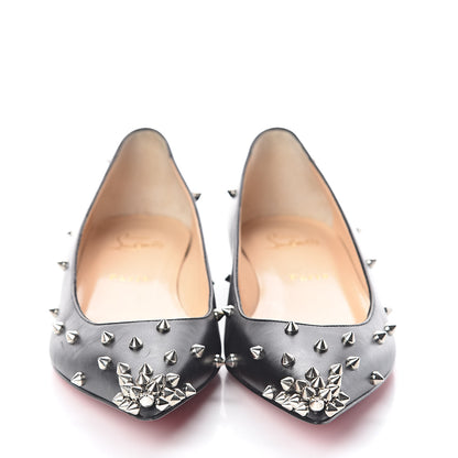 Christian Louboutin Nappa Degraspike Flats 39 Black 2 of 8