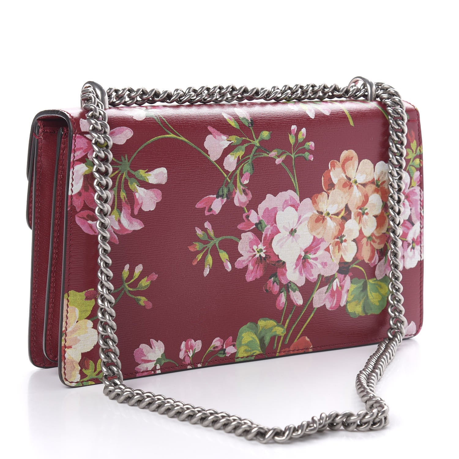 Gucci Calfskin Blooms Print Small Dionysus Shoulder Bag Romantic Cherry Multicolor 3 of 10