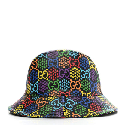 Gucci GG Supreme Monogram Psychedelic Fedora Hat S Multicolor 5 of 9