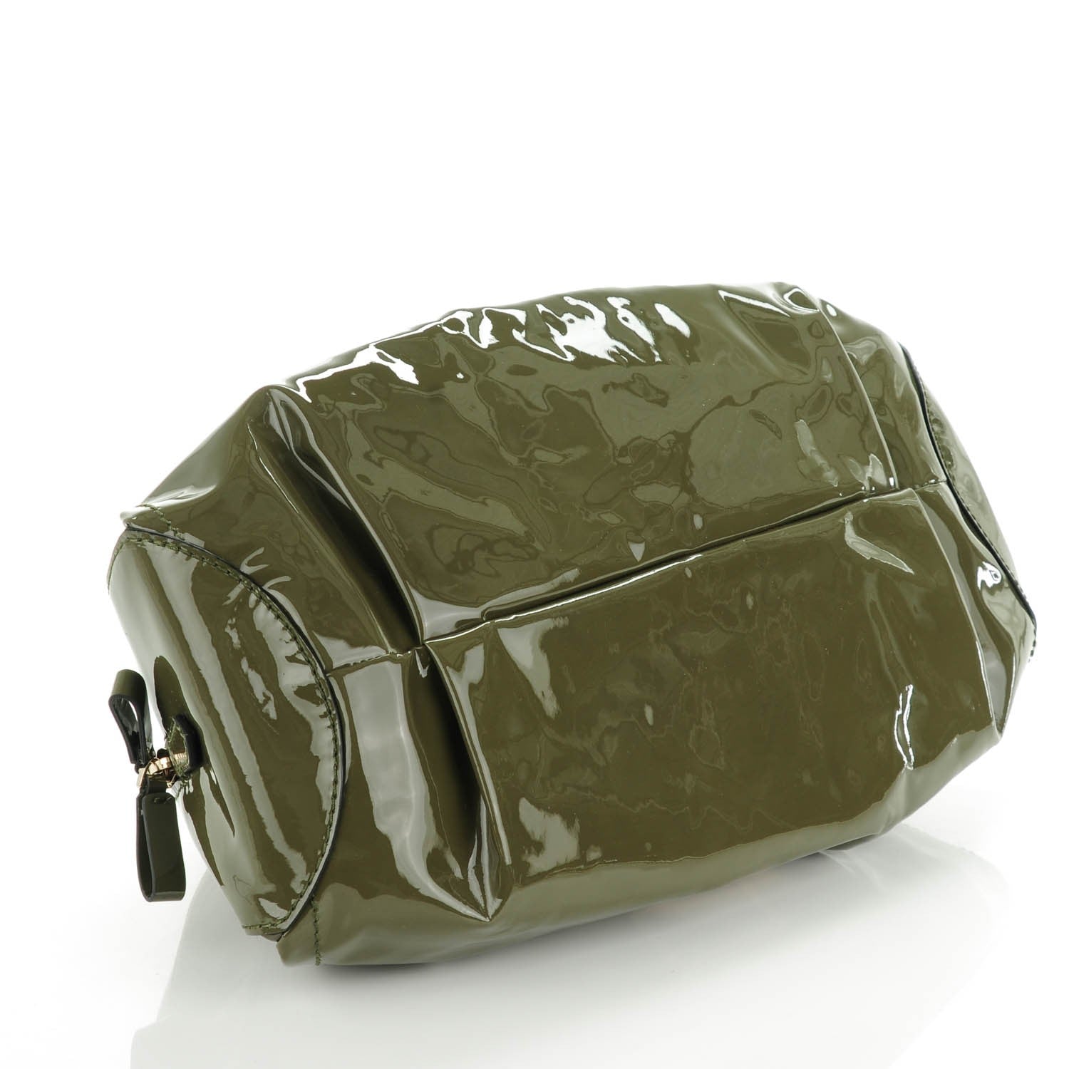 Valentino Garavani Patent Va Va Voom Shoulder Bag Vert 4 of 6