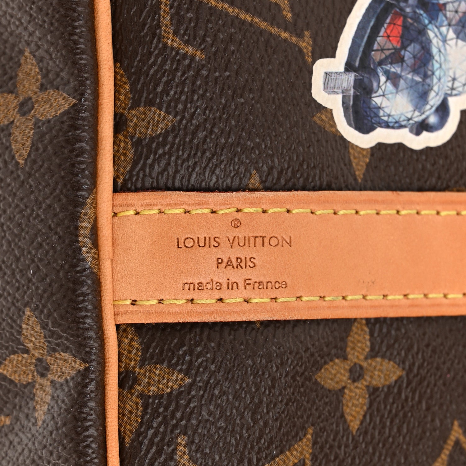 Louis Vuitton Monogram World Tour Speedy Bandouliere 30 6 of 13