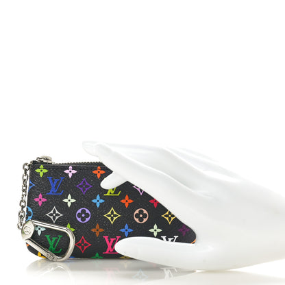 Louis Vuitton LV X TM Monogram Multicolor Key Pouch Black 2 of 8