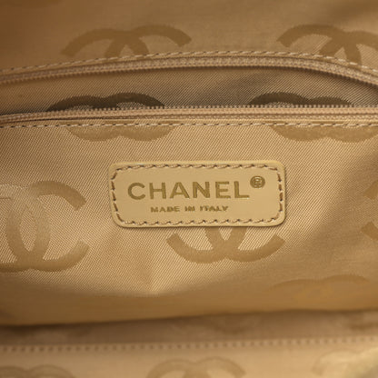 Chanel Calfskin Wild Stitch Top Handle Bag Beige 6 of 9