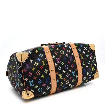Louis Vuitton Monogram Multicolor Keepall 45 Black 3 of 11