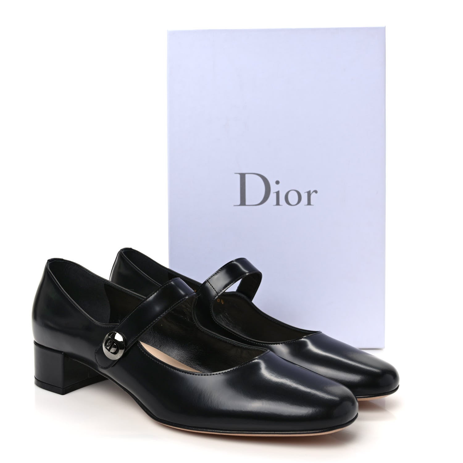 Christian Dior Brushed Calfskin Uniform 30mm Pumps 40.5 Black 8 of 8