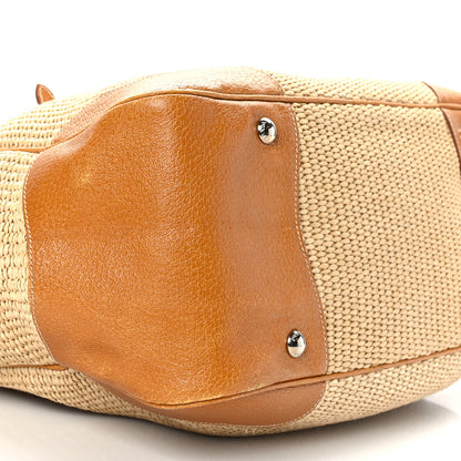 Prada Paglia Cinghiale Frame Bag Naturale Cuoio 7 of 10