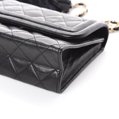 Chanel Lambskin Quilted Tassel Camera Case Black 11 of 11