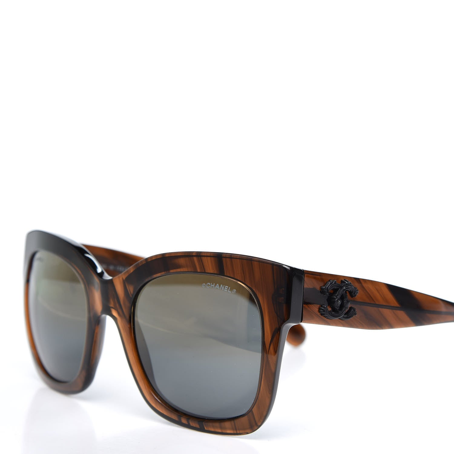 Chanel Mirror CC Sunglasses 5357 Brown 8 of 9