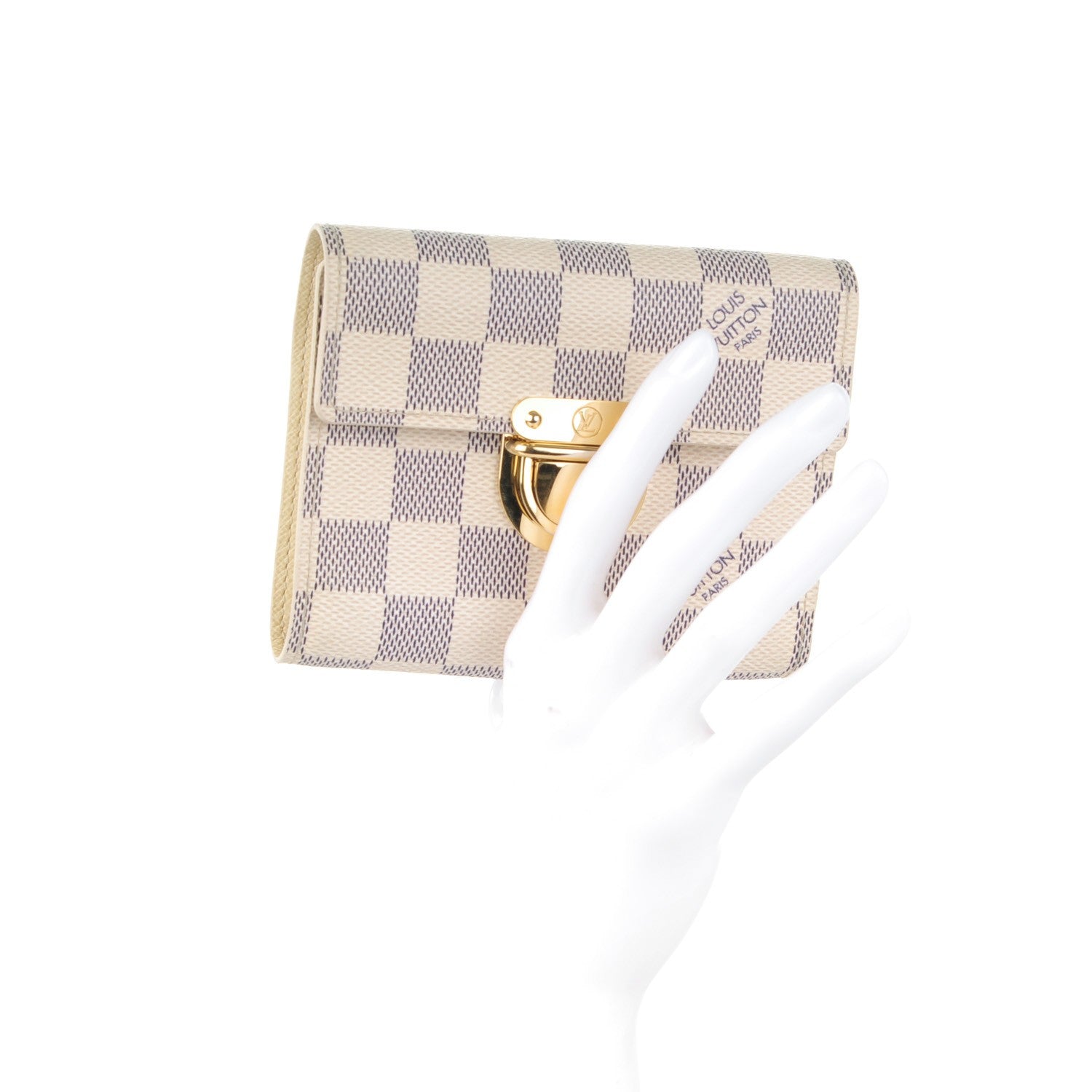 Louis Vuitton Damier Azur Koala Wallet 2 of 7