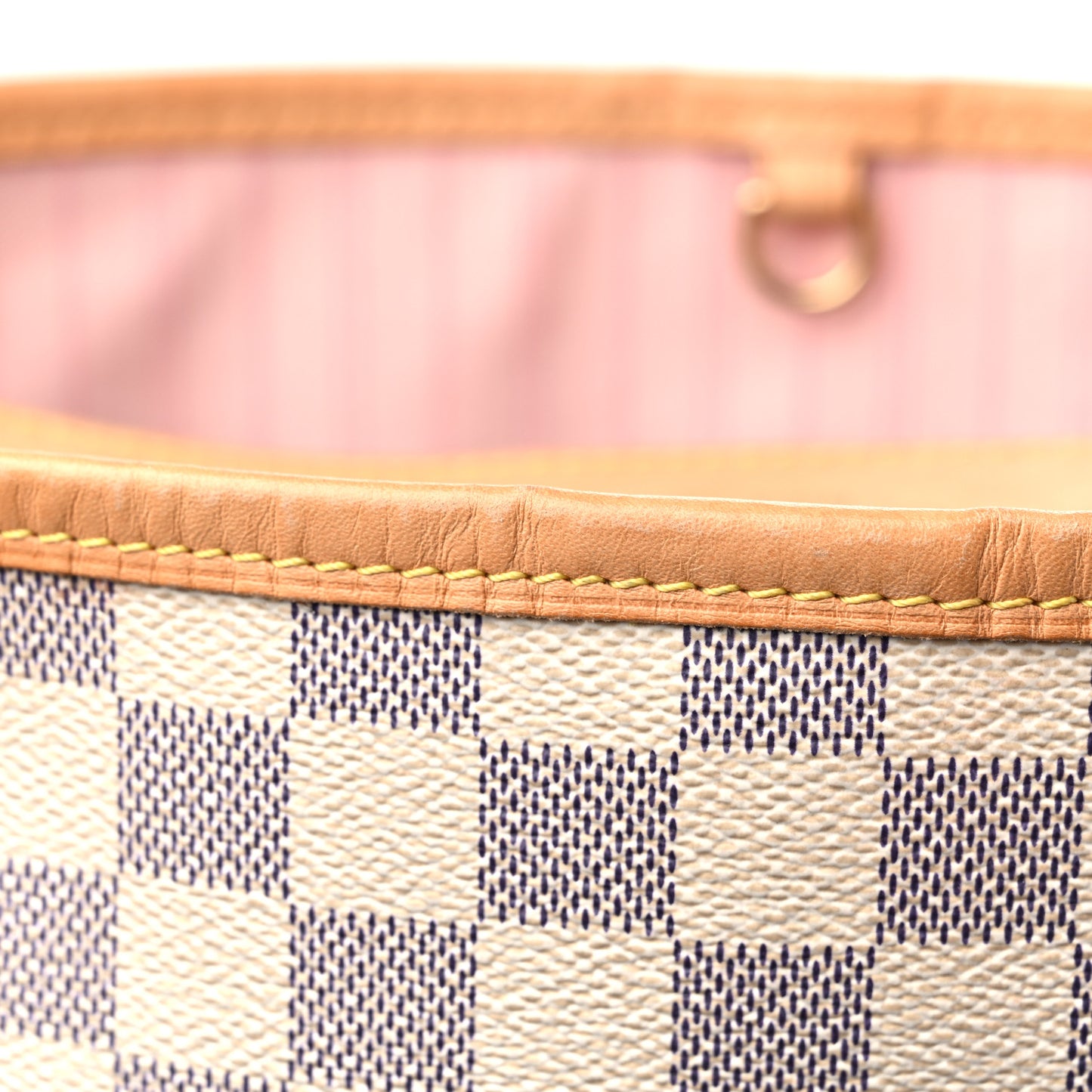 Damier Azur Delightful MM Rose Ballerine