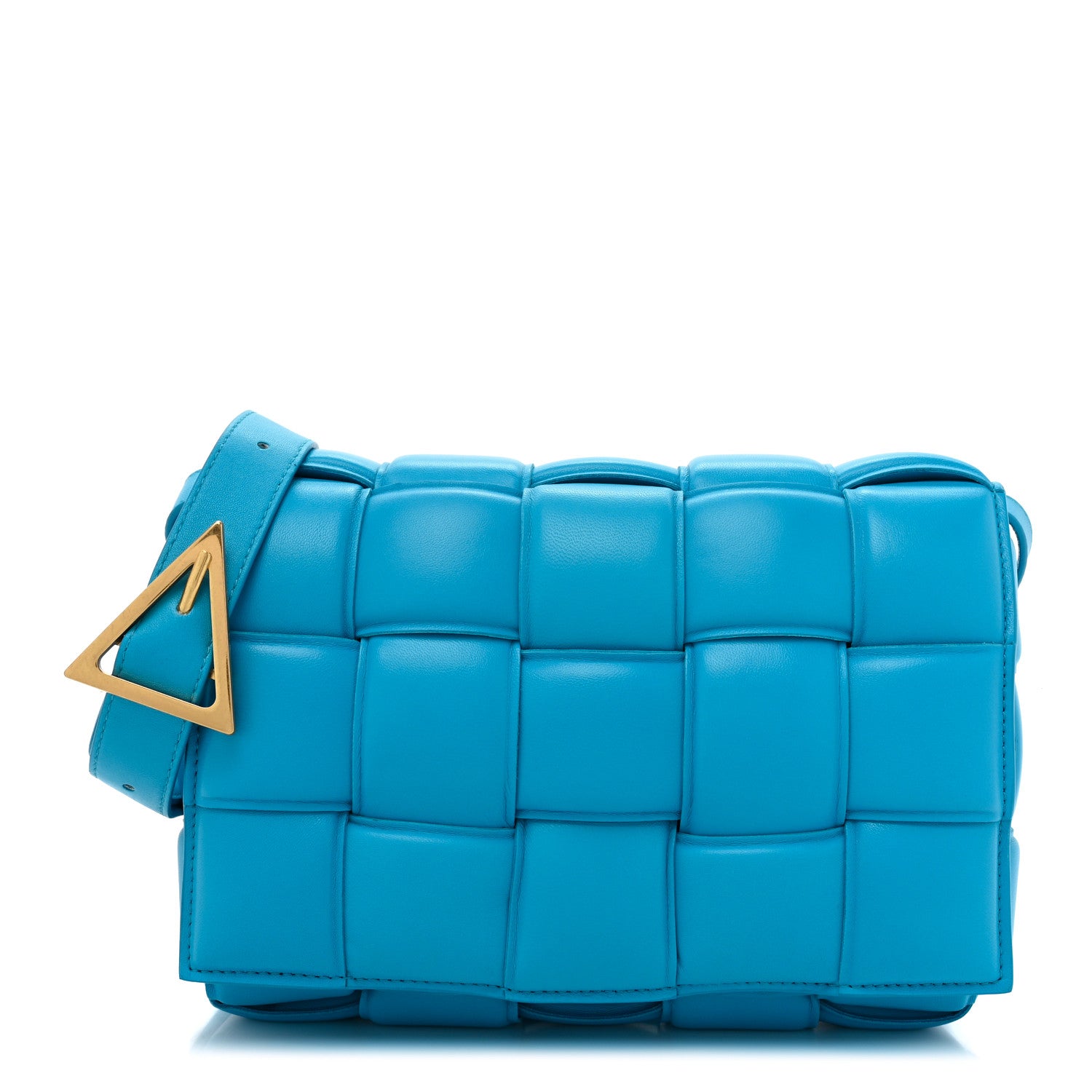 Bottega Veneta Nappa Maxi Intreccio Padded Cassette Crossbody Bag Pool 1 of 11