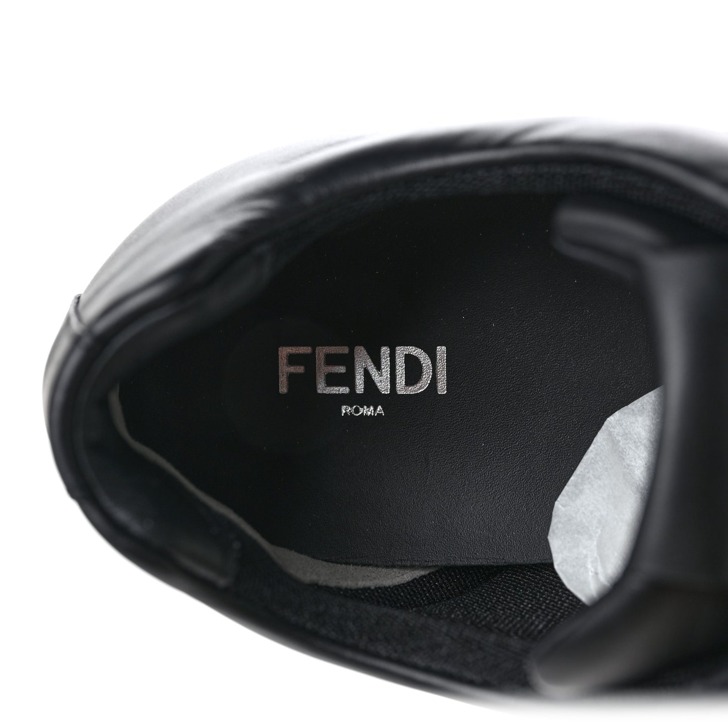 Calfskin Low Top Sneakers 8 Black