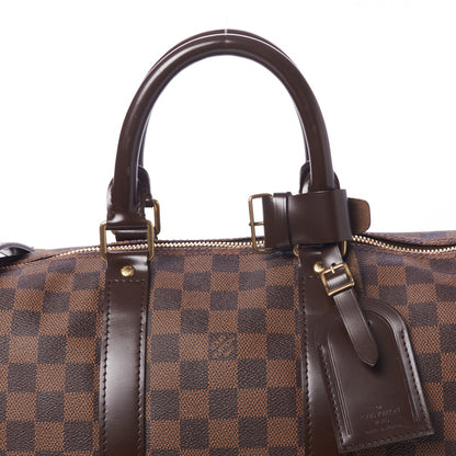 Louis Vuitton Damier Ebene Keepall Bandouliere 45 7 of 9