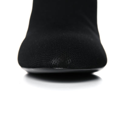Louis Vuitton Monogram Stretch Fabric Silhouette Ankle Boots 40.5 Black 8 of 11